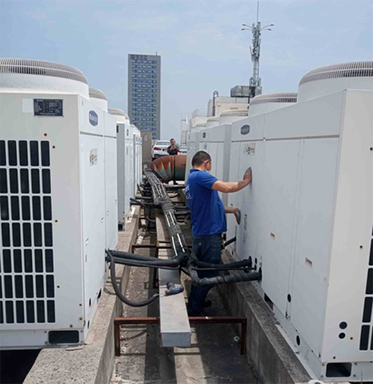 佳木斯市中央空调制热和不制冷系统维修方法